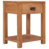 Image de Table de chevet 35x35x50 cm bois de teck massif