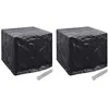 Image de Housse de réservoir d eau de jardin 2pcs 8 oeillet 116x100x120cm