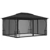 Image de vidaXL Tonnelle avec moustiquaire 300x400x265 cm Anthracite