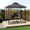Image de Belvédère de barbecue 240x150x255 cm Anthracite Acier