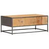 Image de vidaXL Salontafel 90x50x35 cm massief gerecycled hout286530