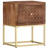 Image de Table de chevet 40 x 30 x 50 cm Bois de manguier massif