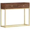 Image de vidaXL Table console 90 x 30 x 75 cm Bois de manguier massif286555