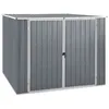 Image de Abri de jardin en acier galvanisé gris 195x198x159 cm - VIDAXL