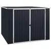 Image de vidaXL Abri de jardin Anthracite 195x198x159 cm Acier galvanisé 46255