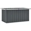 Image de Boîte de rangement de jardin Gris 129x67x65 cm