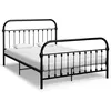 Image de vidaXL Bedframe metaal zwart 120x200 cm284500