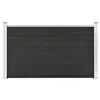 Image de vidaXL Schutting 180x105 cm HKC grijs49073