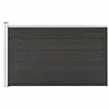 Image de vidaXL Schutting 175x105 cm HKC grijs49075