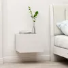 Image de Tables de chevet 2 pcs Blanc 40x30x30 cm Bois d ingénierie