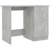 Image de vidaXL Bureau Gris béton 100 x 50 x 76 cm Aggloméré