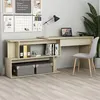 Image de vidaXL Bureau d'angle Chêne sonoma 200x50x76 cm Aggloméré