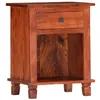 Image de vidaXL Table de chevet 40 x 30 x 50 cm Bois d'acacia massif