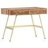 Image de vidaXL Bureau avec tiroirs 100x55x75 cm bois solide