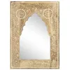 Image de vidaXL Miroir peint à la main 40x55 cm Bois de manguier solide