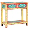 Image de Table console peinte à la main 80x35x75 cm Bois de manguier