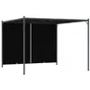 Image de vidaXL Pergola de jardin avec toit rétractable 3x3 m Anthracite