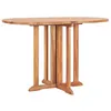 Image de Table pliable de jardin papillon 120x70x75 cm Bois teck solide