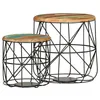 Image de vidaXL Salontafels 2 st massief gerecycled hout286578