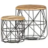 Image de Tables basses 2 pcs Bois solide de manguier