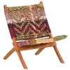 Image de Chaise vidaxl H. 79 cm pliable interieur en bois massif []