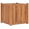 Image de vidaXL Lit surélevé 50x50x50 cm Bois de teck solide