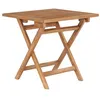 Image de vidaXL Table Pliable de Jardin Table Basse Table d'Appoint Terrasse Extérieur Patio Arrière-Cour Résistant 45x45x45 cm Bois de Teck Solide