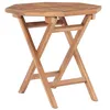Image de vidaXL Table pliable de jardin - Carré - 45x45x45 cm - Bois de teck solide
