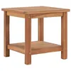 Image de vidaXL Table Basse Table d'Appoint Table de Salon Table de Canapé Bout de Canapé Salle de Séjour Maison Intérieur 45x45x45 cm Bois de Teck Solide