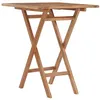 Image de Table pliable de jardin 60x60x75 cm Bois de teck solide