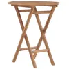 Image de vidaXL Table pliable de jardin 60x60x75 cm Bois de teck solide