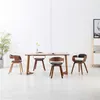 Image de Lot de 4 chaise vidaxl interieur non pliable en bois H. 70 cm gris
