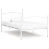 Image de Cadre de lit sans matelas avec sommier à lattes métal 100x200cm