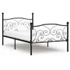 Image de Cadre de lit sans matelas avec sommier à lattes métal 90x200 cm