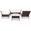 Image de Salon de jardin modulable vidaxl resine tressee 8 personnes 8 pieces