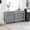 Image de Cache-radiateur Anthracite - VIDAXL - 172x19x81 cm - MDF - Espace de rangement pour livres et ornements