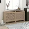 Image de Cache-radiateur en MDF brun - vidaXL - 172x19x81 cm - Fonction décorative et espace additionnel