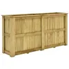 Image de vidaXL Jardinière surélevée 196x50x100 cm Bois de pin imprégné