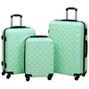 Image de vidaXL Ensemble de valises rigides 3 pcs Menthe ABS 92415