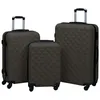 Image de vidaXL Ensemble de valises rigides 3 pcs Anthracite ABS 92417