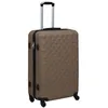 Image de vidaXL Valise rigide Marron ABS 92428