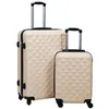 Image de vidaXL Ensemble de valises rigides 2 pcs Doré ABS 92431