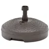 Image de vidaXL Socle de parasol rempli de sable/d'eau 20 L Plastique rotin