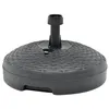 Image de vidaXL Socle de parasol rempli de sable/d'eau 20 L Plastique rotin