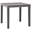 Image de Table de jardin Moka 78x78x72 cm Plastique