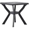 Image de Table de bistro Anthracite 70x70x72 cm Plastique