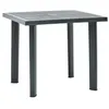 Image de Table de jardin Vert 80x75x72 cm Plastique