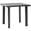 Image de Table de jardin Anthracite 80x75x72 cm Plastique
