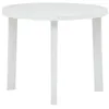 Image de Table de jardin Blanc 89 cm Plastique
