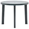 Image de Table de jardin Vert 89 cm Plastique